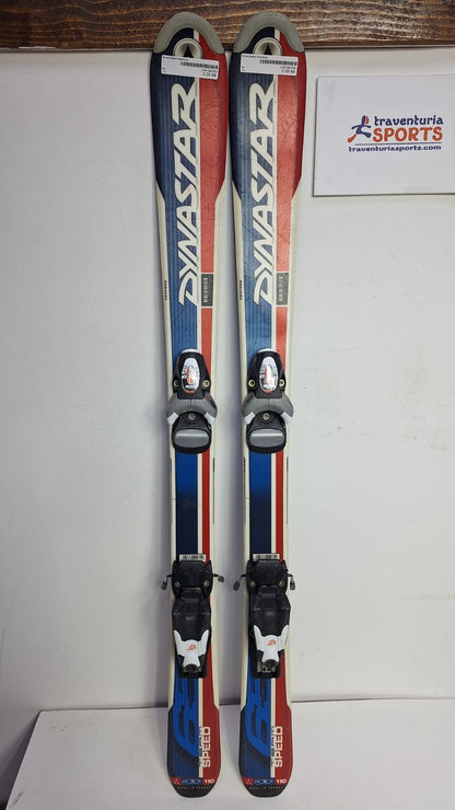 Dynastar Speed 110cm Ski + Look 4.5 Bindings Fun Snow Winter Sport