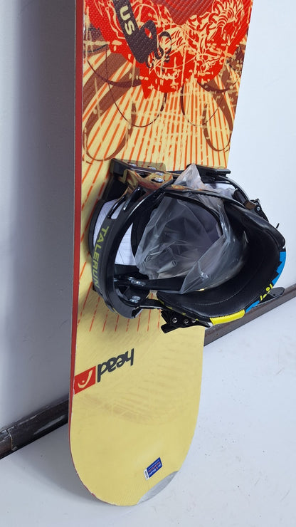 Snowboard HEAD Rocka 4D 159 cm + fixations Talerun L neuves Hiver Sport Plaisir