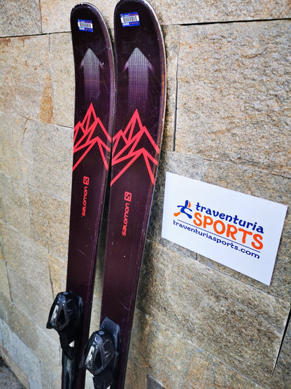 Salomon Myriad 85 161cm  Ski + Elan EL 10 Bindings Adventure Winter Sport