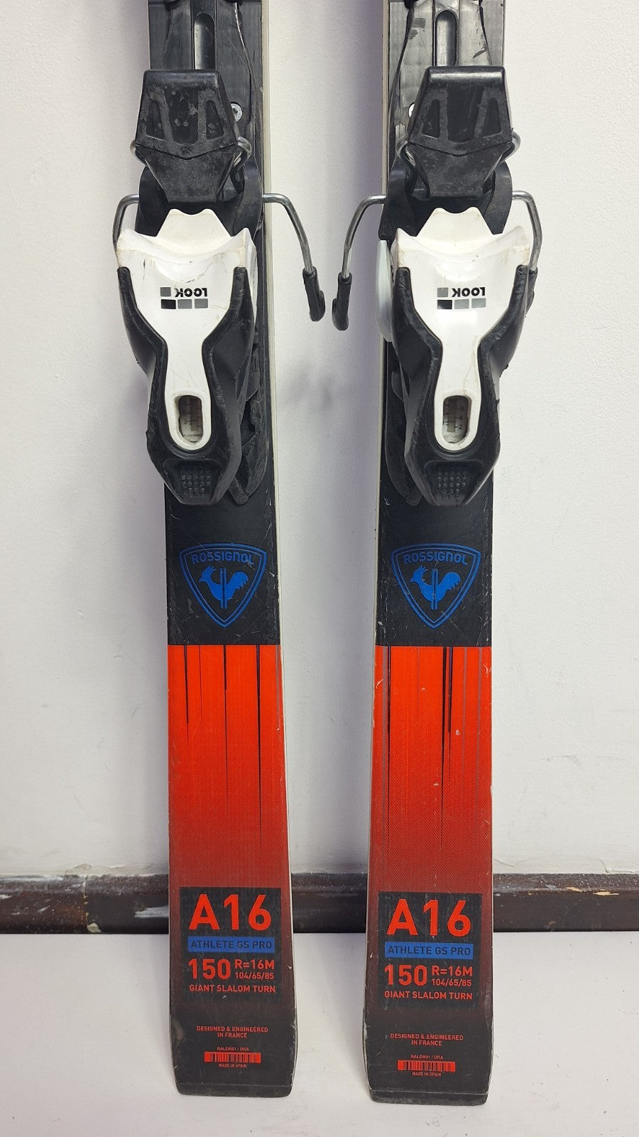 Rossignol HERO Athete GS Pro 150 cm Ski + Look 7 Bindings Winter Sport Snow