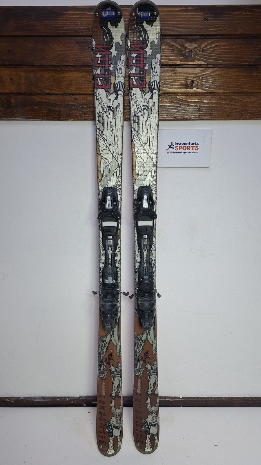 Elan Slingshot 171cm Ski + Elan EL 10  Bindings Winter Adventure Outdoor