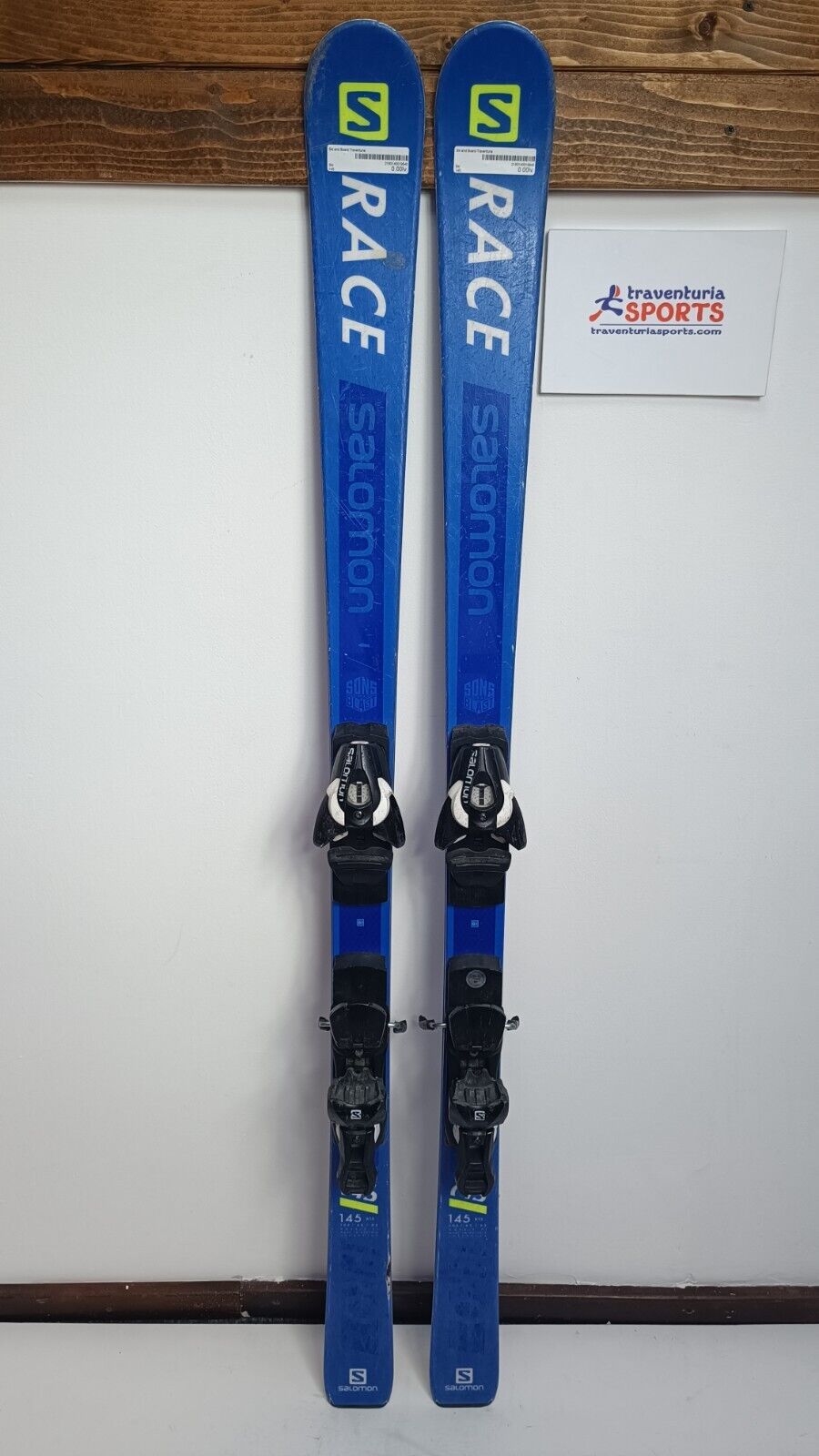 Salomon S/Race GS 145cm Ski + Salomon 10 Bindings Winter Adventure
