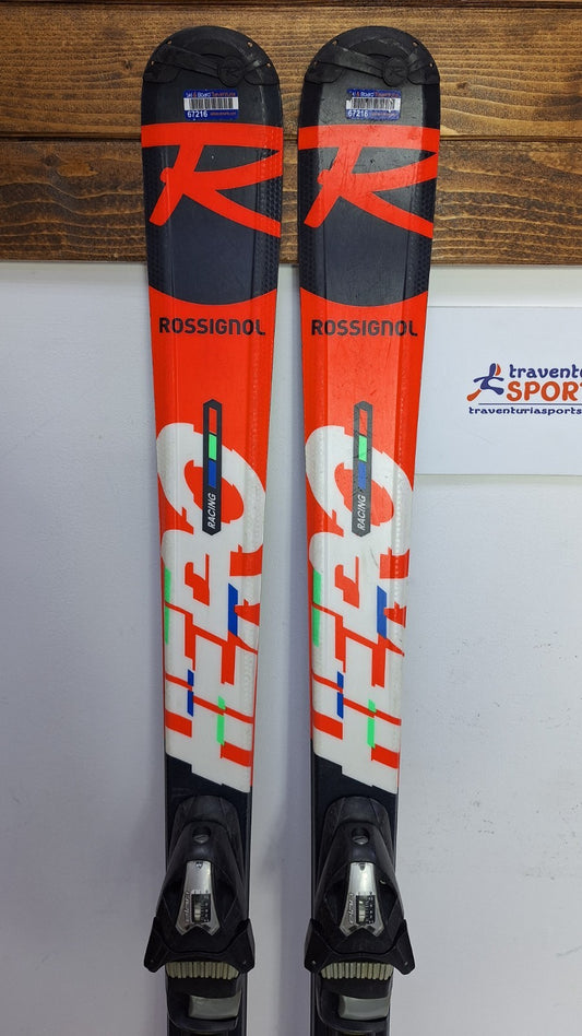 Rossignol Hero J 150 cm Ski + Elan ESP 7.5 Bindungen Winter Fun Snow Sports