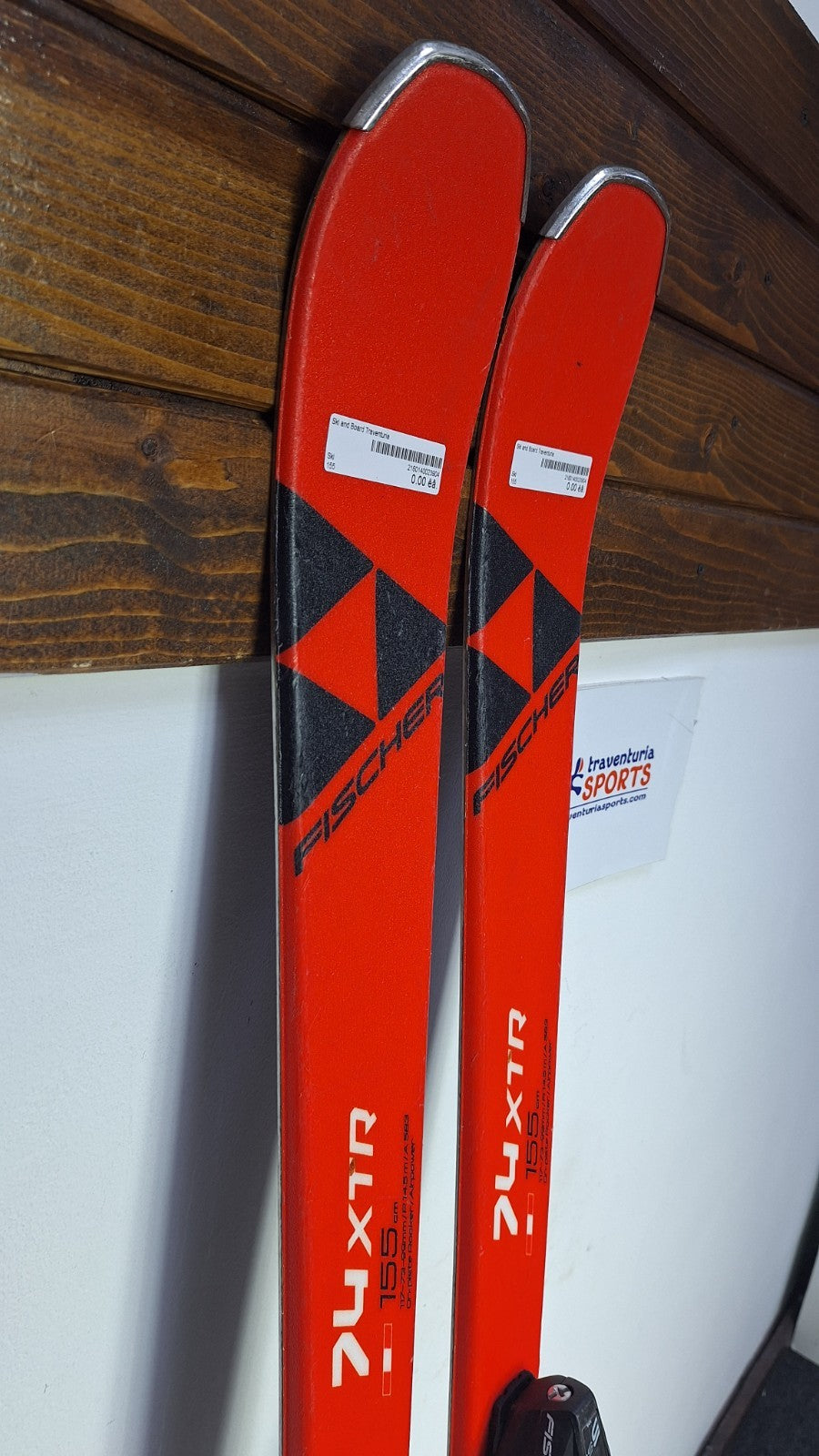 Fischer 74XTR RC One 155 cm Skis + Fischer RS 9 Bindings Winter Fun Snow