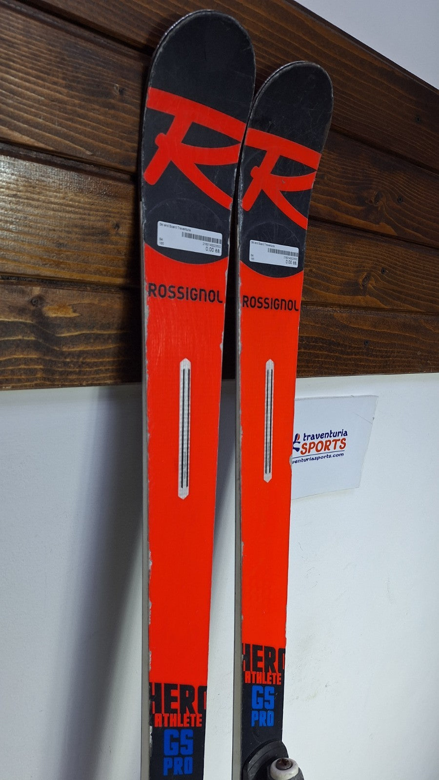 Ski Rossignol Hero FIS GS Pro 165 cm + fixations Rossignol 7 Plaisir et sport hivernaux, neige