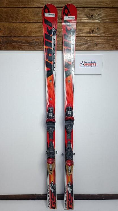 Sci Volkl RaceTiger Racing GS 163cm + attacchi Rossgnol 12 Sport invernali
