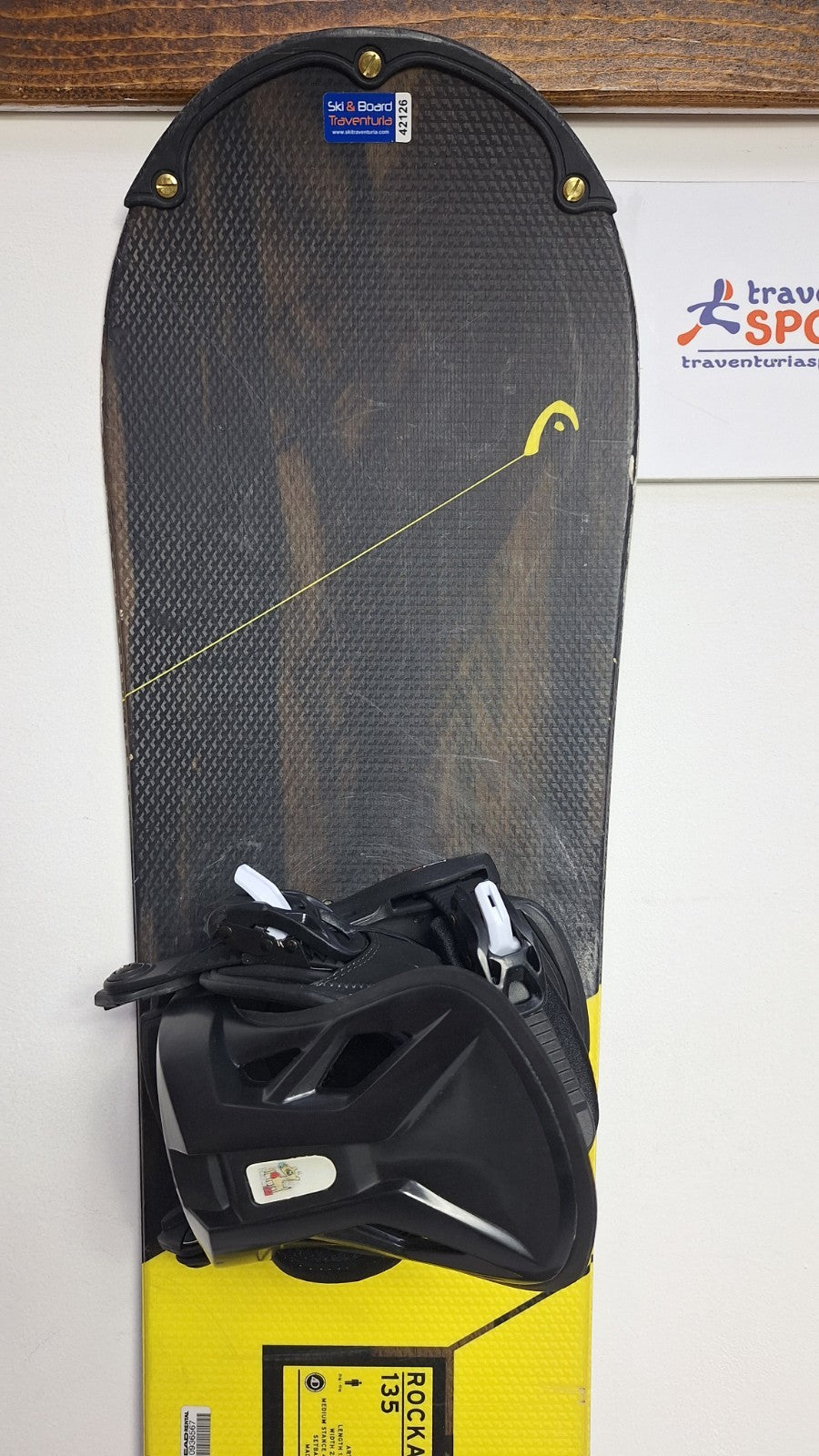 Snowboard HEAD Rocka 4D JR 135 cm + fixations HEAD S neuves Sport d'hiver Amusement