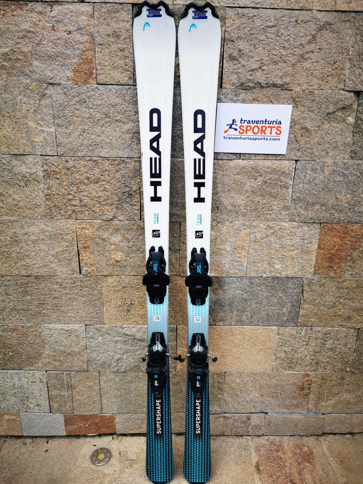 HEAD Supershape Team Easy 157cm  Ski + HEAD 7.5 Bindings  Winter Sport