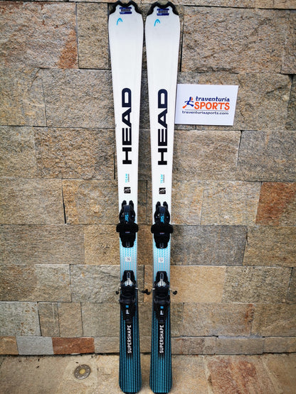 HEAD Supershape Team Easy 157cm  Ski + HEAD 7.5 Bindings  Winter Sport