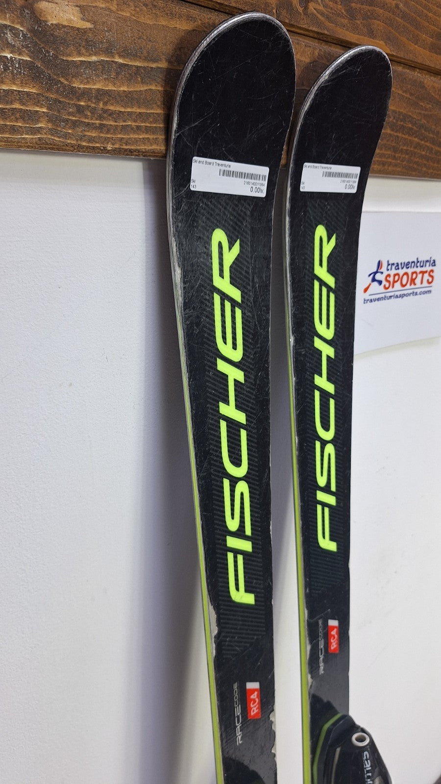 Sci Fischer RC4 GS 143cm + attacchi Salomon 10 Sport Invernali