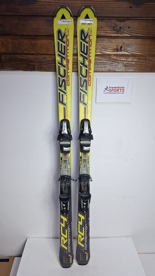 Fischer RC4 Competition 150cm Ski + Fischer 9 Bindings Winter Sports
