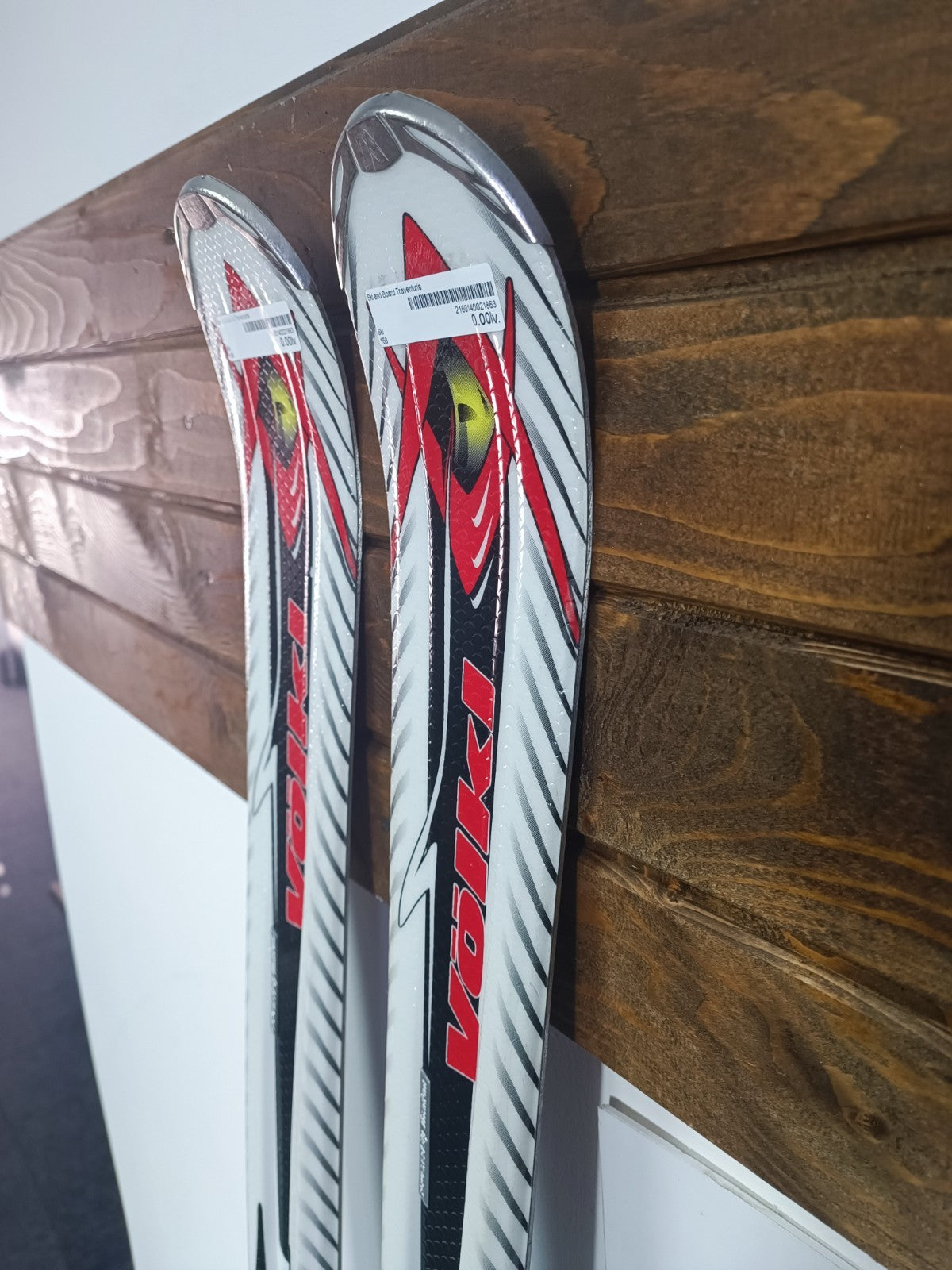 Völkl Tigershark 8FT 168 cm Sci + Marker 11 attacchi Sport invernali Divertimento sulla neve