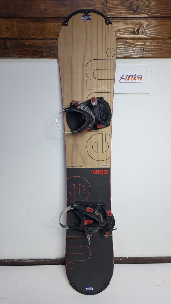 Elan Explore C 155 cm Snowboard + HEAD Rental M  Bindings Winter Snow Fun