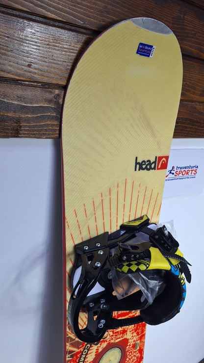 Snowboard HEAD Rocka 4D 159 cm + fixations Talerun L neuves Hiver Sport Plaisir