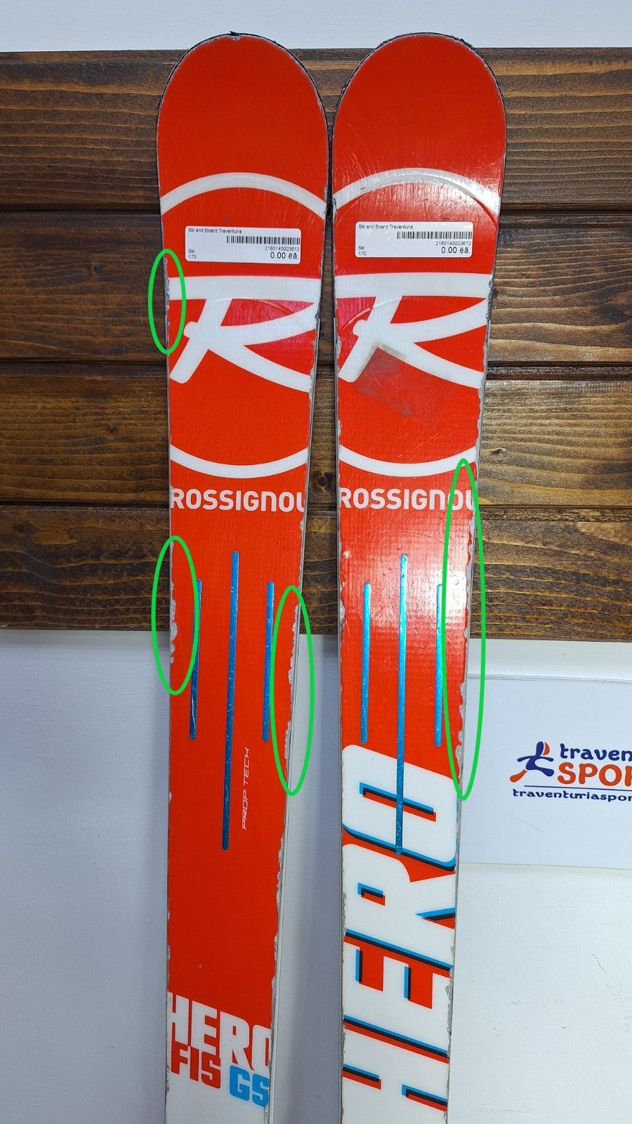 Rossignol Hero FIS GS 170 cm Ski + Look SPX12 Bindungen Wintersport Schnee