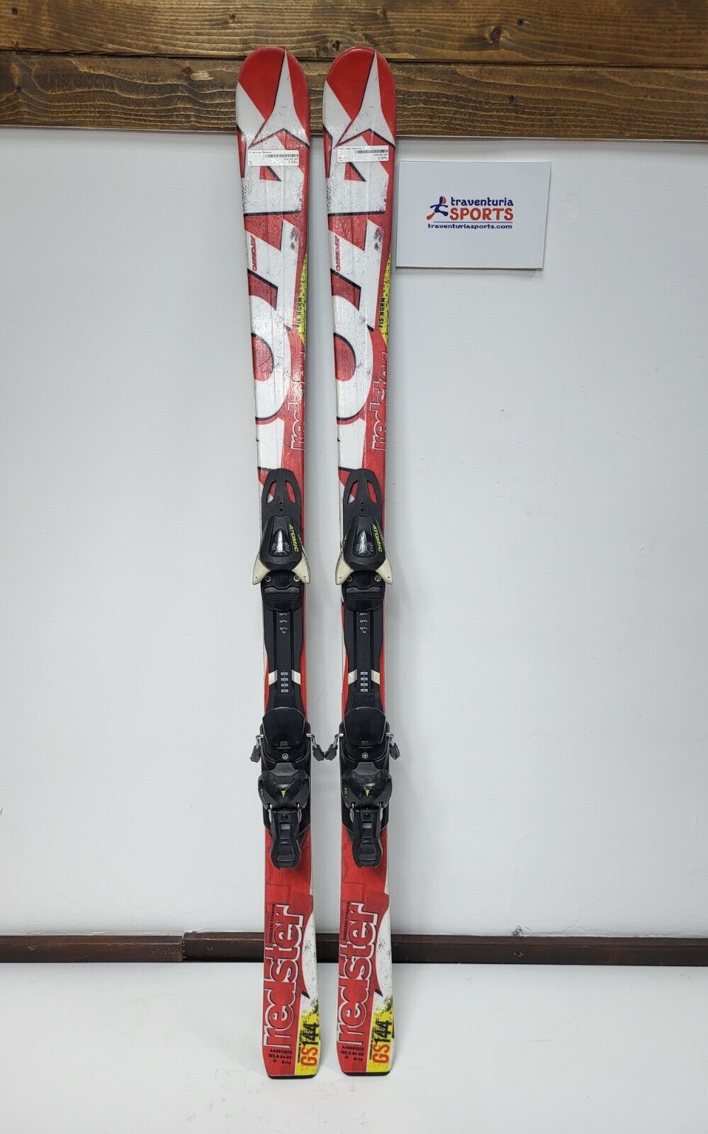 Atomic Redster GS 144 cm Ski + Atomic 7.5 Bindungen Schneesport-Spaß-Abenteuer
