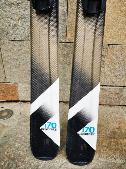 Elan Explore 72 170 cm  Ski + Elan ESP 10 Bindings Adventure Winter Sport