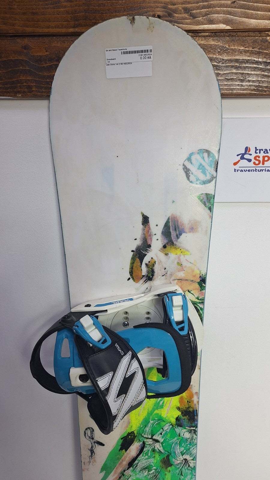 Volkl Shine 144 cm Snowboard + Volkl M Bindings  Fun Snow Winter Sport