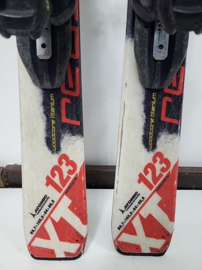 Atomic Redster XT 123cm Ski + Atomic 7.5 Bindungen Wintersport