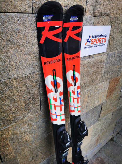 Rossignol HERO J MultiEvent  140cm  Ski + Elan ESP 7.5 Bindings  Winter Sport