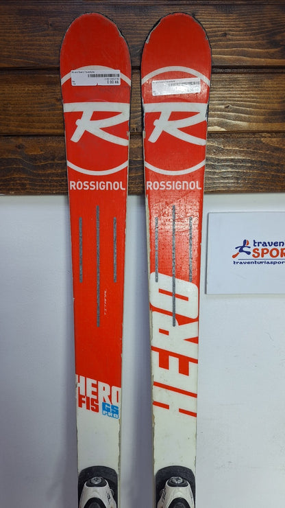 Rossignol Hero GS Pro FIS 158 cm Ski + Rossignol 7 Bindings Winter Fun Snow