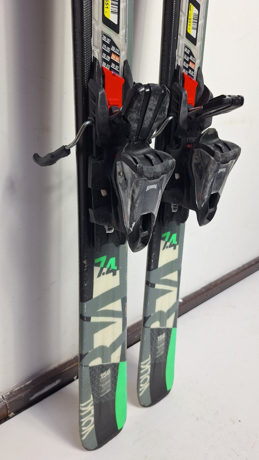 Volkl RTM 156 cm Ski + Marker 10 Bindings Fun Snow Winter Sport Piste