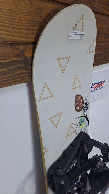 Snowboard Salomon Lotus 151 cm + attacchi Speedfit M Sport invernali sulla neve