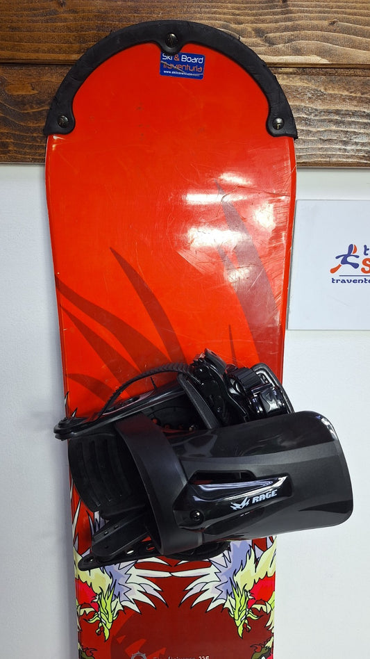 Elan Universe 115 cm Snowboard + New Rage S Bindings Sport Winter Fun Snow