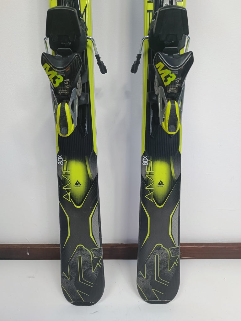 k2 amp 80x skis K2 AMP 80X 170 cm Ski + Marker 12 Bindings Winter Sport Snow Outdoor F – Traventuria Sports