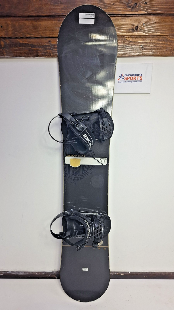 Nitro Dominion 155 cm Snowboard + Ride LX  Bindings Winter Snow Adventure Fun