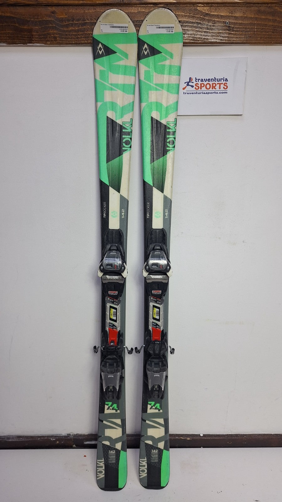 Volkl RTM 142 cm Ski + Marker 10 Bindings Fun Snow Winter Sport Piste