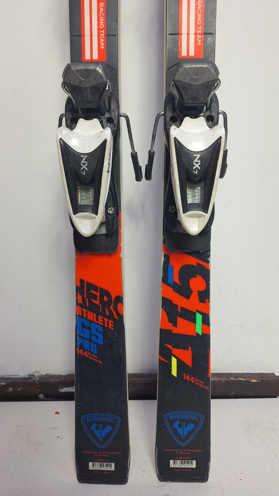 Rossignol Hero Athlete GS Pro 144 cm Ski + Look NX 7 Bindings Winter Sport Snow