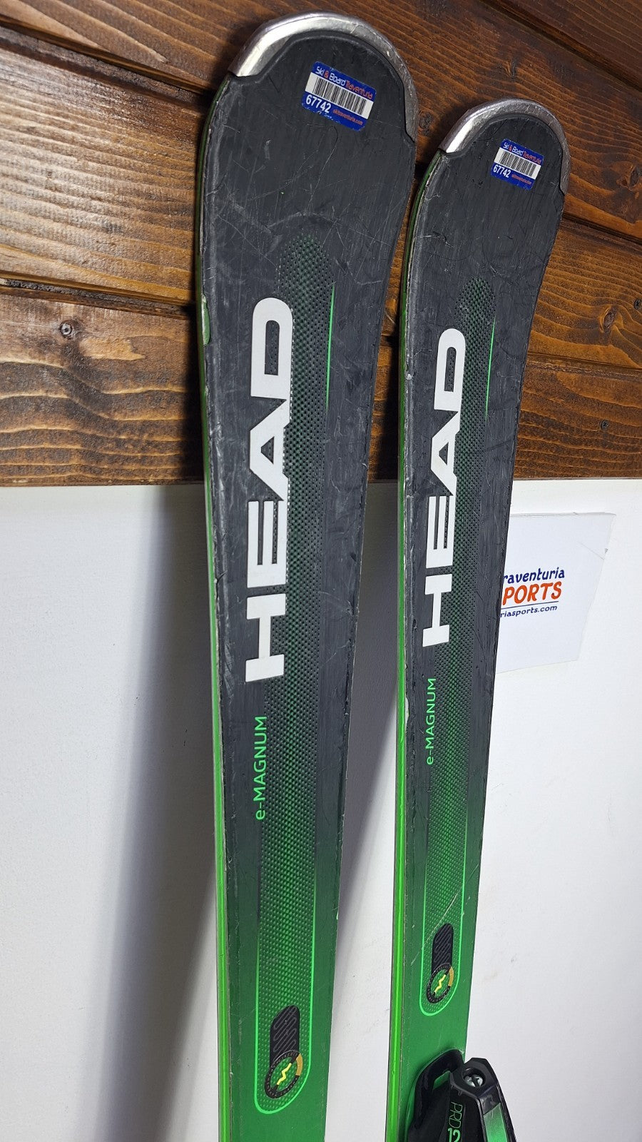 HEAD Supershape e-Magnum  156cm Ski + Head PRD 12  Bindings Winter Sport