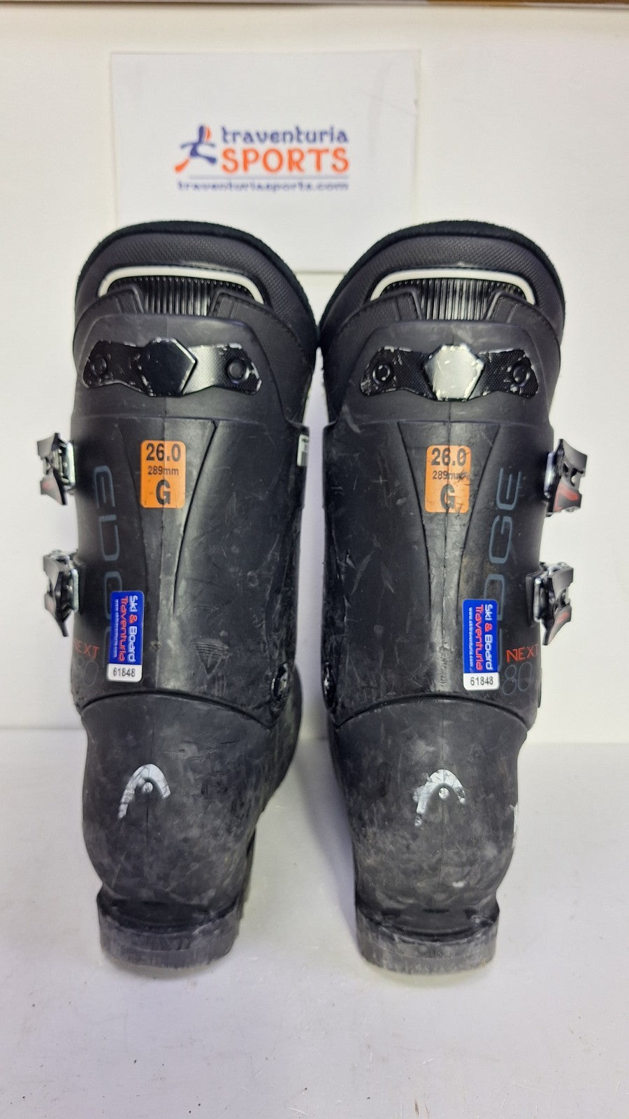 Scarponi da sci HEAD Next Edge 80 (EU 40 1/2; UK 7; Mondo 260) Sport Divertimento Inverno Neve