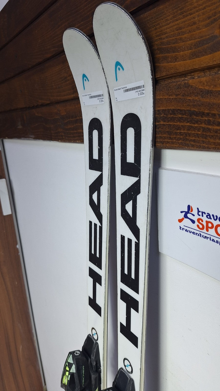 Head World Cup Rebels e.GS Team 152cm Ski + Fischer 12 Bindings Winter Sport