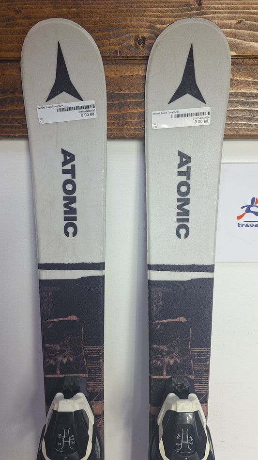 Atomic Punx Twin-Tip 120 cm Skis + Atomic 5.5  Bindings Winter Sport Snow