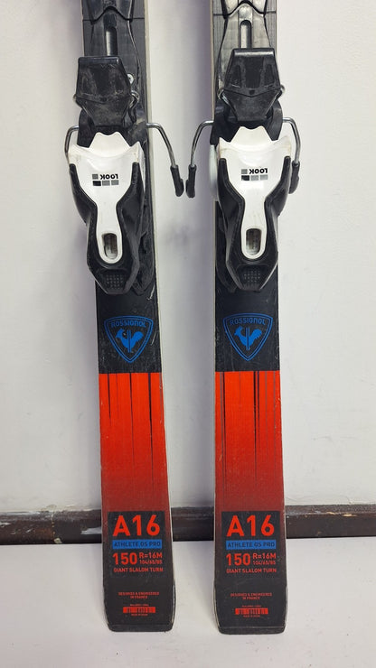 Rossignol HERO Athlete GS Pro 150 cm Ski + Look 7 Bindungen Wintersport Schnee