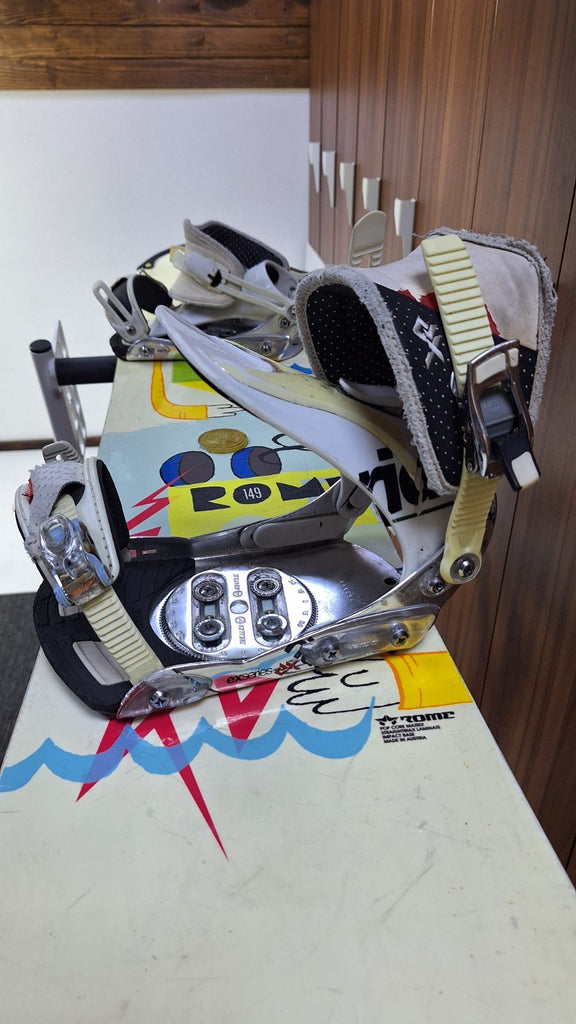 rome detail snowboard 149 Snowboard Roma Dettaglio 149 cm + Attacchi Ride M Snowboard Inverno Neve Avventura