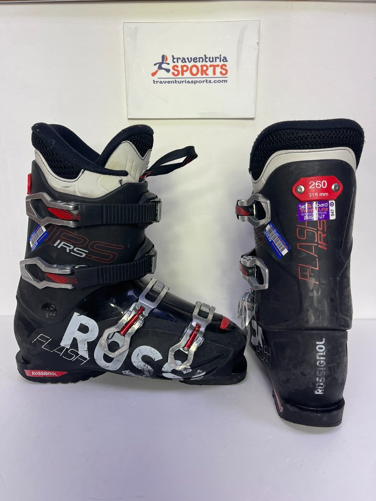 Rossignol Flash IRS RTL Ski Boots (EU 40 1/2; UK 7; Mondo 260) Sport Winter Snow