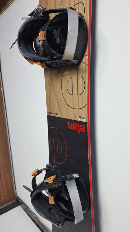 Snowboard Elan Explore C 150 cm + Attacchi HEAD Rental Taglia L Avventura Invernale