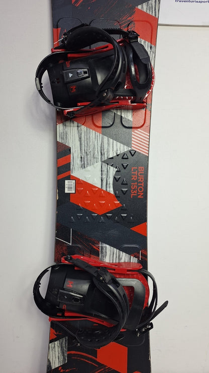 Burton LTR 153 cm Snowboard + Burton M  Bindings Winter Snow Adventure Fun