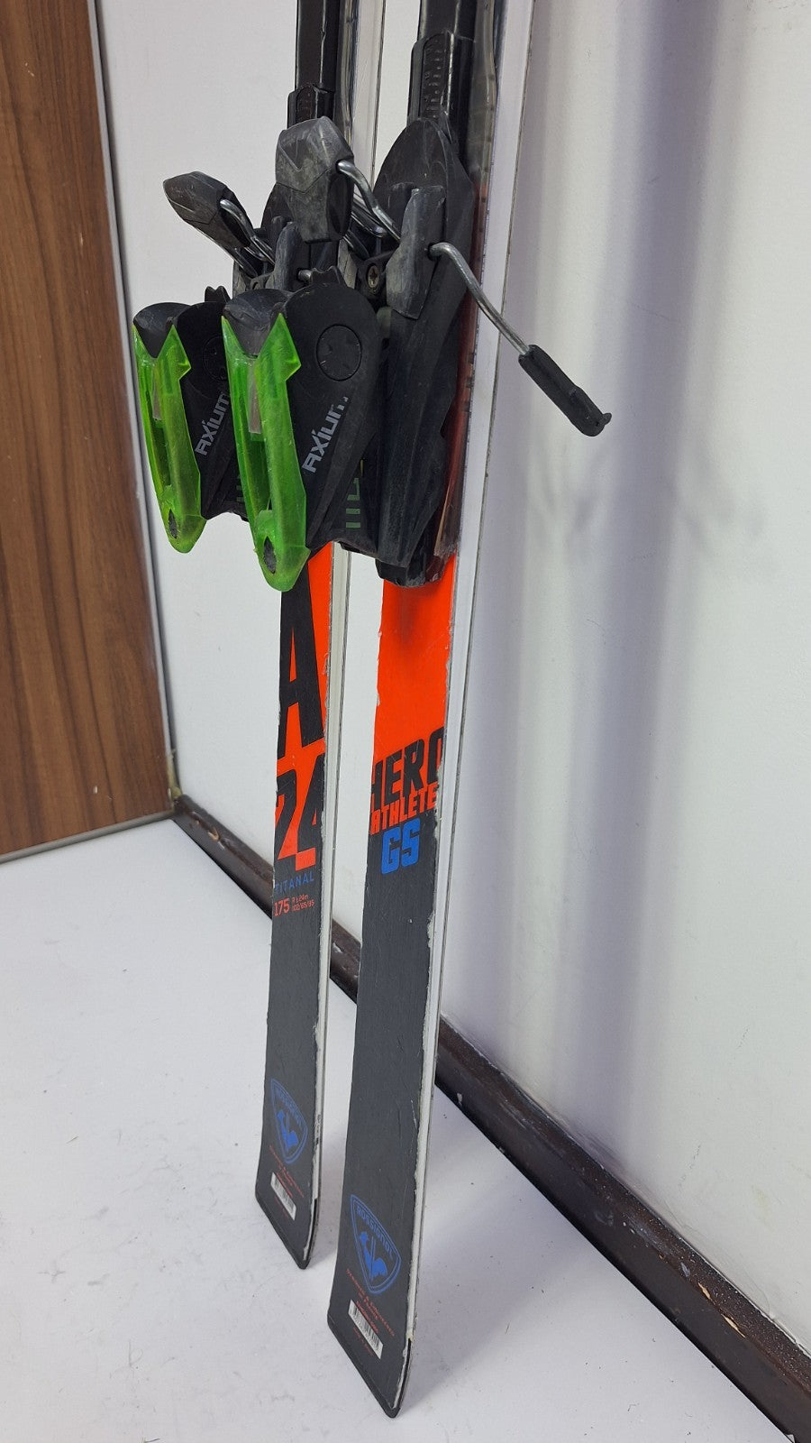 Rossignol Hero Athele GS Pro 175 cm Ski + Rossignol 12 Bindings Winter Fun Snow