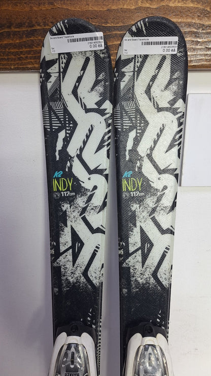 K2 Indy 112cm Ski + Marker 4.5 Bindings Winter Sport