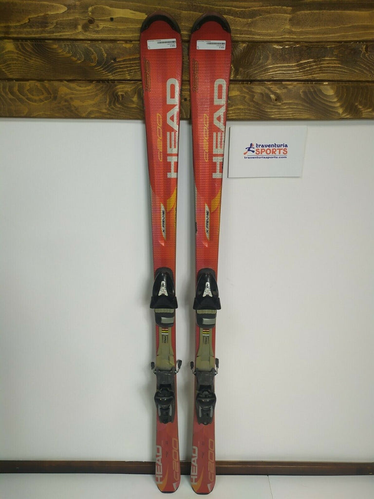 HEAD C200 156 cm Ski + Tyrolia 10 Bindings Winter Sport Snow Outdoor Mountain