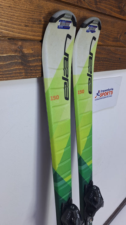 Sci Elan Explore Pro QS 150 + attacchi Elan 7.5 Sport invernali Divertimento sulla neve
