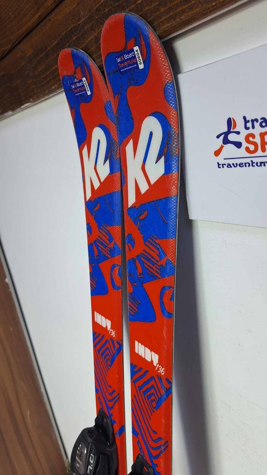 K2 Indy 136cm Ski + Marker 4.5 Bindings Winter Sport