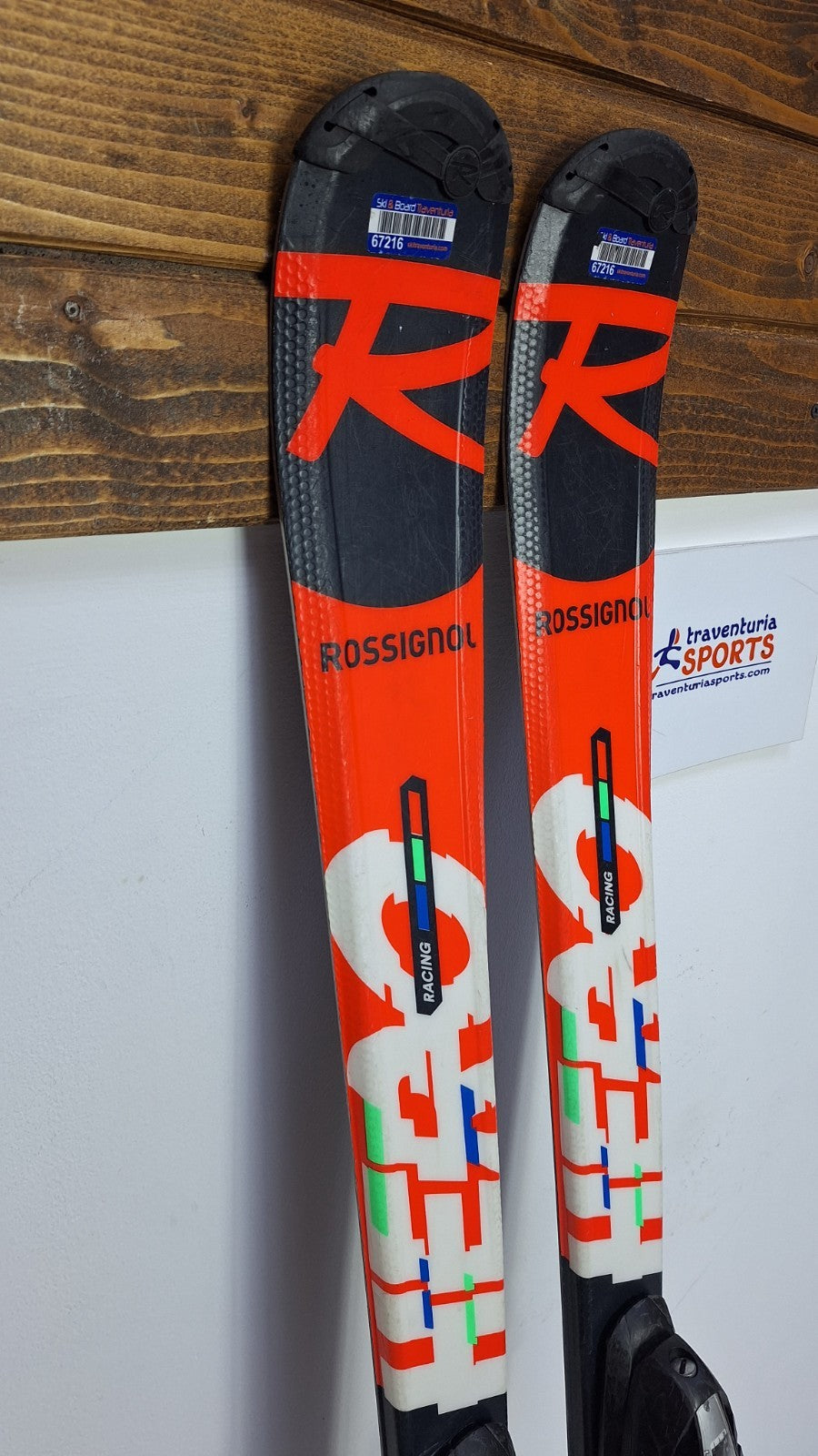 Sci Rossignol Hero J 150 cm + attacchi Elan ESP 7.5 Divertimento invernale Sport sulla neve