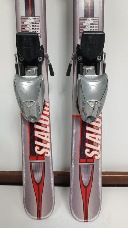 Pale Slalom 130 cm Ski + Tyrolia 4.5 Bindungen Winterspaß Schnee
