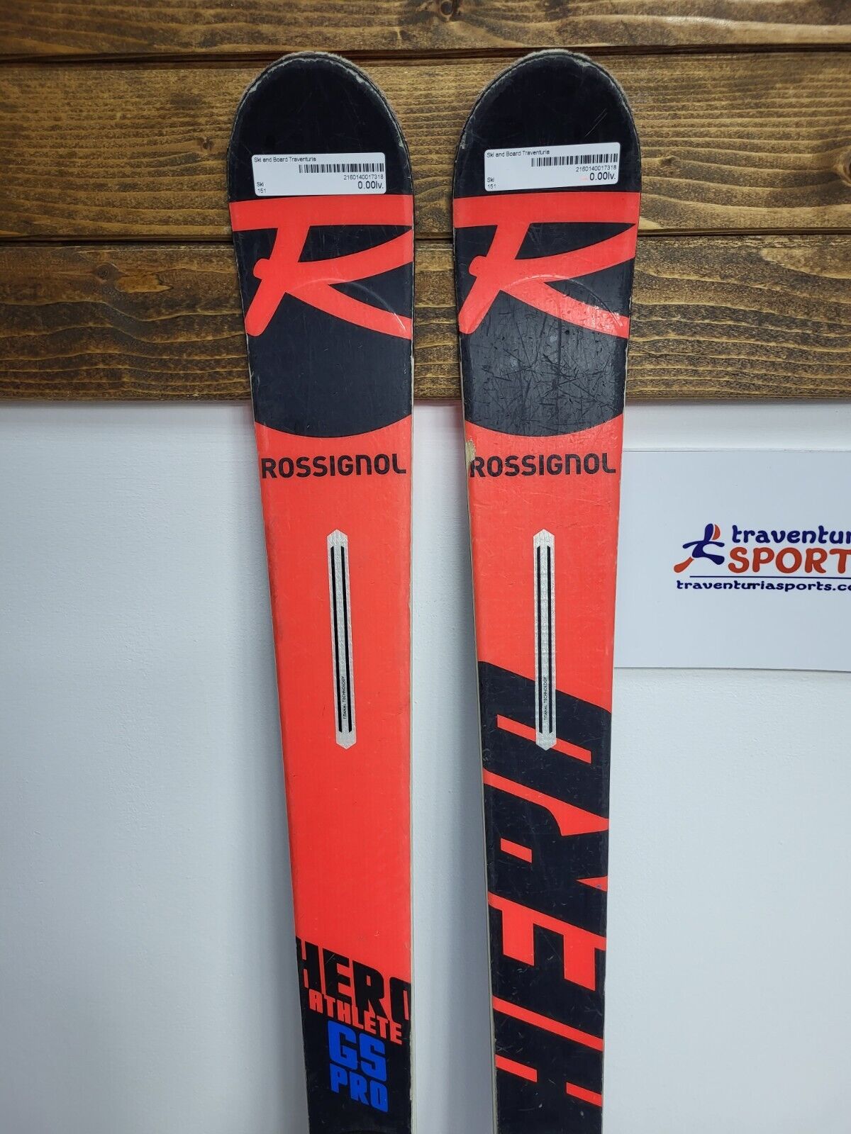 Rossignol Hero Athlete GS Pro 151 cm Ski + Look 10 Bindings Winter Fun Snow