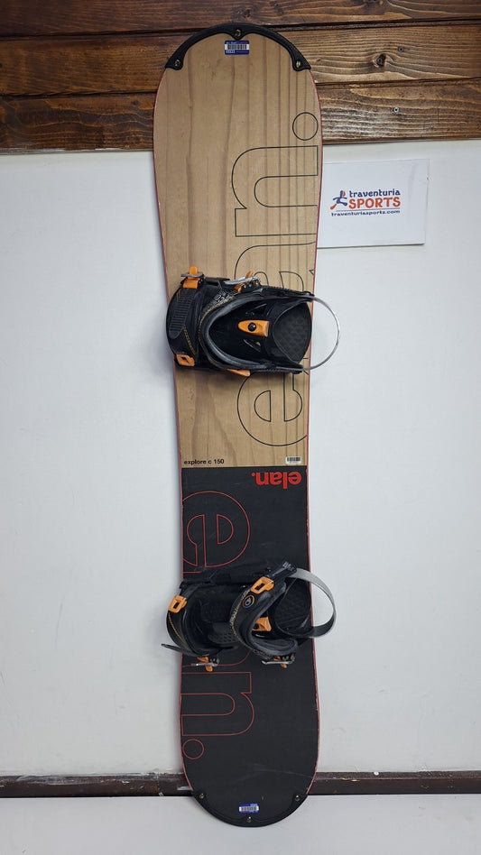 Elan Explore C 150 cm Snowboard + HEAD Rental Size L Bindings Adventure Winter